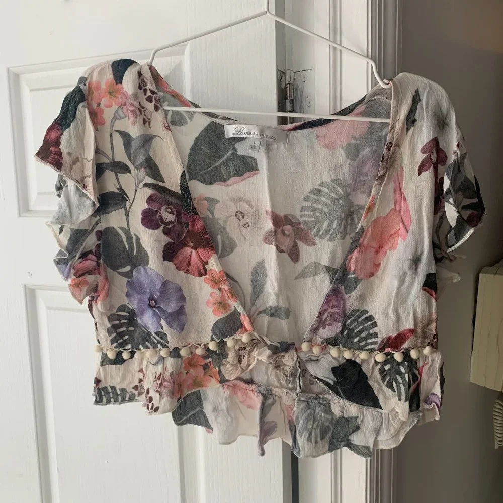 Lovers + Friends Waves for Days Crop Top - Picture 4 of 4